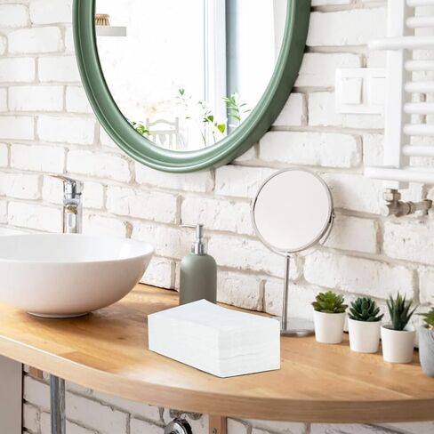 1/8 عبوة من 100 مناديل ورقية قابلة للطي للضيوف للاستعمال مرة واحدة، مناديل عشاء عالية الجودة مكونة من طبقتين، ناعمة وماصة، مناديل للحفلات ومناديل الزفاف للمطبخ أو العشاء أو المناسبات in Kuwait