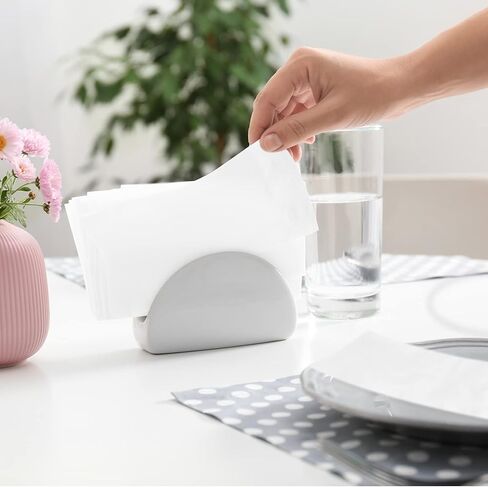 1/8 عبوة من 100 مناديل ورقية قابلة للطي للضيوف للاستعمال مرة واحدة، مناديل عشاء عالية الجودة مكونة من طبقتين، ناعمة وماصة، مناديل للحفلات ومناديل الزفاف للمطبخ أو العشاء أو المناسبات in Kuwait