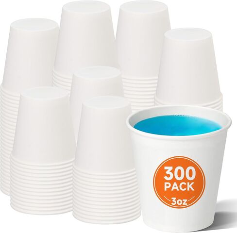 METAPRINT 600 Pack 3 oz Small Paper Cups, Disposable Bathroom Mouthwash Cups, Espresso Cups, Ideal for Parties and Everyday Use in Saudi Arabia