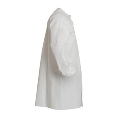 Dupont ProClean PC270S Microporous Film Frock with Snap Closure, White, Medium (Pack of 30) in Saudi Arabia
