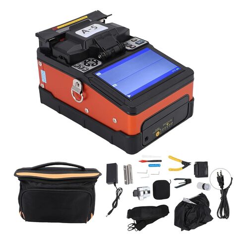 Jeffergarden Optical Fiber Splicer, Dual Axes 4 Motor High Speed Alignment with 6s Splicing 15 26s Heating Time, for SM MM DS NZDS Fiber Types FTTH Trunk Engineering (US Plug 100 to 240V) in Kuwait