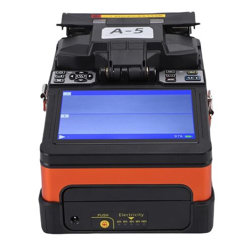 Jeffergarden Optical Fiber Splicer, Dual Axes 4 Motor High Speed Alignment with 6s Splicing 15 26s Heating Time, for SM MM DS NZDS Fiber Types FTTH Trunk Engineering (US Plug 100 to 240V) in Kuwait