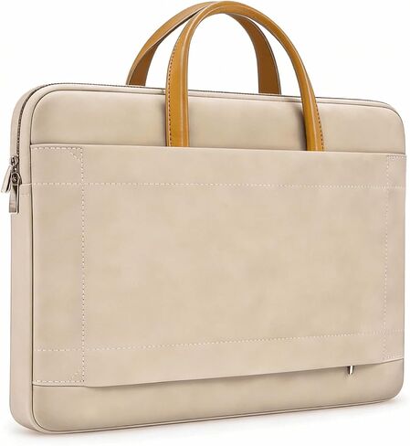 حقيبة كمبيوتر محمول مقاس 15.6 بوصة بمقبض، حافظة كمبيوتر محمول مقاومة للماء من البولي يوريثان، حقيبة كمبيوتر مقاومة للصدمات متوافقة مع جهاز HP Dell Acer مقاس 15 بوصة in Kuwait