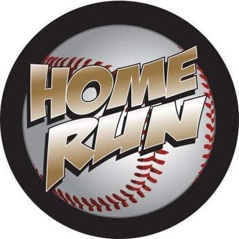 ملصقات جائزة البيسبول السميكة 20 مل، 100 ملصق لخوذة جائزة Home Run in Kuwait