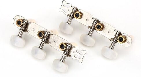 SUNGOOYUE 3R 3L رؤوس الماكينة ضبط أوتاد المفاتيح، موالفات معدنية طويلة ثلاثية مستديرة للجيتار الكلاسيكي in Kuwait