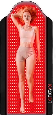 بساط العلاج بالضوء الأحمر من مادة TPU الطبية مقاس 72 بوصة × 33.3 بوصة لتخفيف آلام الجسم بالكامل، بطانية العلاج بالأشعة تحت الحمراء FSA&HSA للاستخدام المنزلي in Kuwait