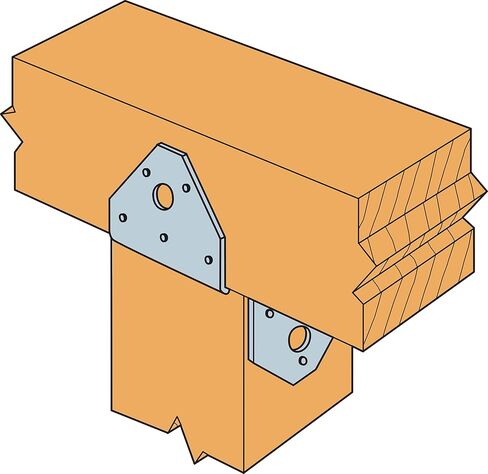 غطاء رأس مجلفن من Simpson Strong-Tie BC46 BC لـ 4x6 (عبوة من 10 قطع) in Kuwait
