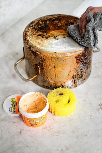 Cleaning Bundle - Scrub Daddy Sponge and Tangerine Cleaning Paste Set in Saudi Arabia