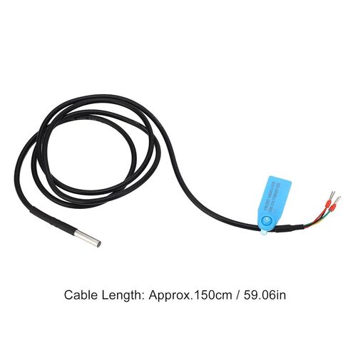 SHT45 Soil Temperature Humidity Sensor Probe, ±1.5% RH High Precision I2C Interface, 304 Stainless Steel IP67 Waterproof with 59" Cable for IoT Agriculture & Arduino (3.3V) in Saudi Arabia