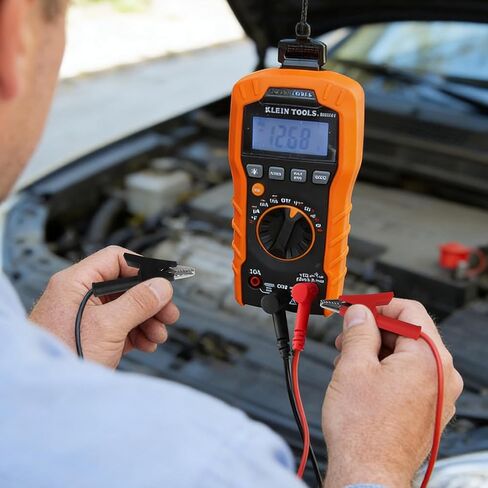 69367 Alligator Clip Test Leads for Klein Tools multimeter & Heavy-Duty Banana Plug Replacement Leads, 10-Foot in Kuwait