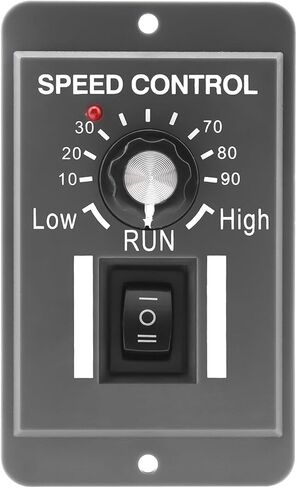 وحدة تحكم في سرعة محرك الفرشاة DC 12V-60V 20A PWM DC، منظم سرعة المحرك الكهربائي مع مفتاح أمامي/عكسي، وحدة تحكم في سرعة المروحة 12A لمحرك فرشاة DC in Saudi Arabia