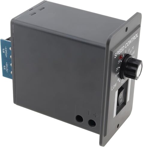 وحدة تحكم في سرعة محرك الفرشاة DC 12V-60V 20A PWM DC، منظم سرعة المحرك الكهربائي مع مفتاح أمامي/عكسي، وحدة تحكم في سرعة المروحة 12A لمحرك فرشاة DC in Saudi Arabia