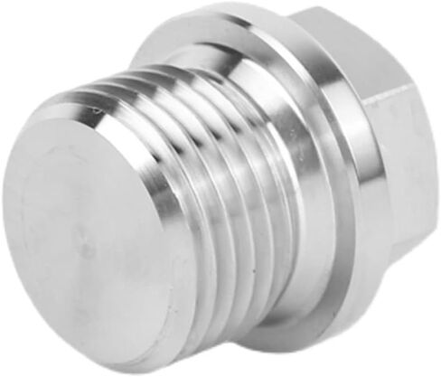 1 قطعة متري الذكور الموضوع 304 سداسية من الفولاذ المقاوم للصدأ نهاية غطاء شفة الخارجي مسدس زيت صلب وصلة أنابيب المياه (BSP 2) in Kuwait