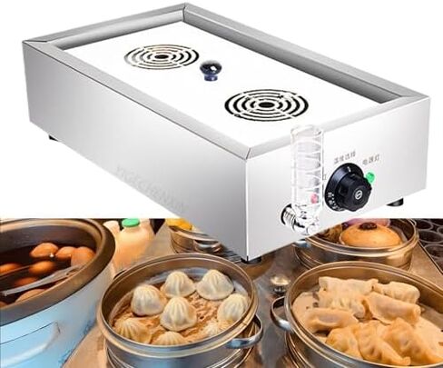 Electric Steamed Bun Machine, 6-Hole Energy-Saving Steamer for Buns & Vegetables, Constant Temperature Cooking, 220V Tabletop Food Steamer in Saudi Arabia