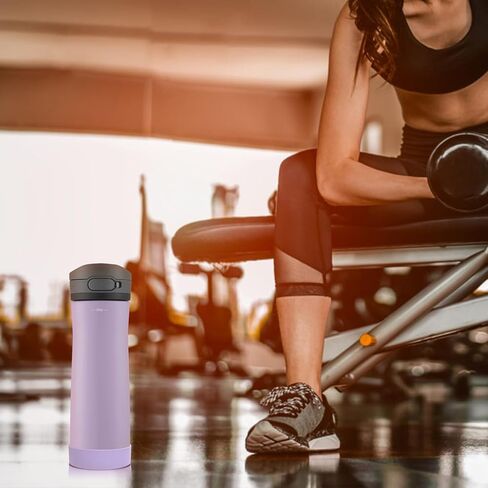 Linkidea Water Bottle Anti Spill Boot Compatible with Contigo Jackson Chill 2.0 20oz/24oz, Ashland Chill 20oz/24oz, Anti-Slip Water Bottle Bottom Sleeve Cover Protector (Violet / 2 Pack), CPS-018-08 in Saudi Arabia