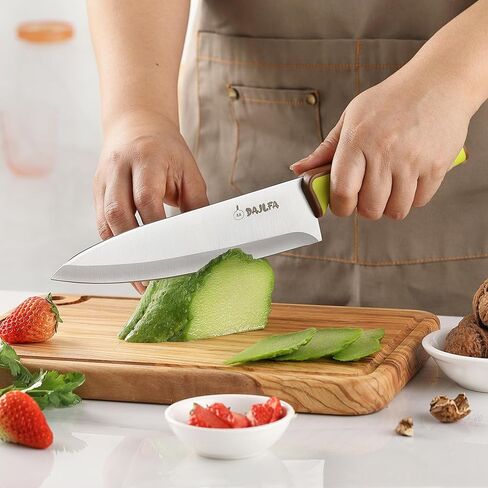 3PCS Kitchen Knives, Stainless Steel Knife Set With Sheath, 8 inch Chef, 4.5 inch Utility and 4 inch Paring Knife (Stylish Design) in Saudi Arabia