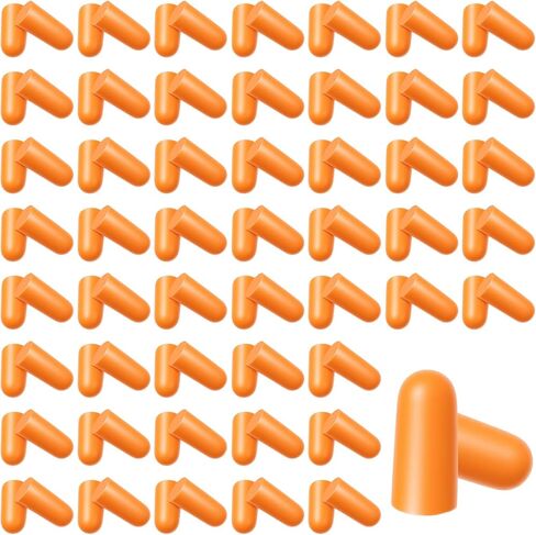 Nogeqi 50 Pair 32dB Ear Plugs Individually Wrapped, Disposable Ear Plugs for Noise Reduction Comfortable Soft Foam Ear Plug for Sleeping Work Safety Hearing Travel Concert High Decibel in Saudi Arabia