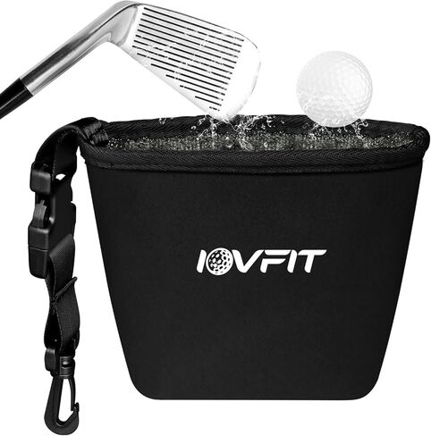 Golf Club و Golf Ball Cleaning Bag ， منظف نادي مضاد للماء مع مقطع قابل للفصل ، وإزالة الأوساخ والعشب السريع ، وتصميم مضغوط لاعبي الغولف in Saudi Arabia