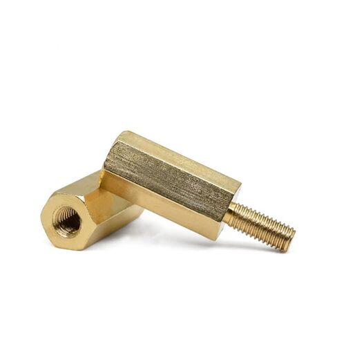 Hex Brass Standoff Spacer Pillar, 5/8/10pcs M5XL+7mm Hex Brass Male Female Standoff Stud Pillar Motherboard Spacer Hollow Column Bolt Screw(M5x12mm 7mm (10pcs)) in Saudi Arabia