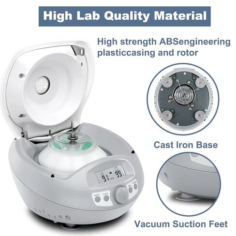 ONiLAB LCD Digital High Speed Mini Centrifuge15000rpm, Capacity 0.2/0.5/1.5/2ml x 12 Place,Max RCF 15100xg,Low Noise≤54dB, 100-240V in Saudi Arabia