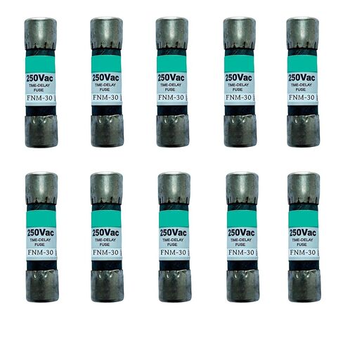 10-حزمة جديدة FNM-30 FNM-30A FNM 30A 250Vac صمامات تأخير الوقت، FNM-30A صمامات خرطوشة رفض الفئة CC الحالية in Kuwait