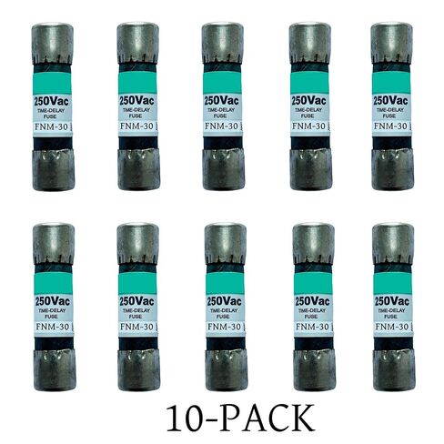 10-حزمة جديدة FNM-30 FNM-30A FNM 30A 250Vac صمامات تأخير الوقت، FNM-30A صمامات خرطوشة رفض الفئة CC الحالية in Kuwait