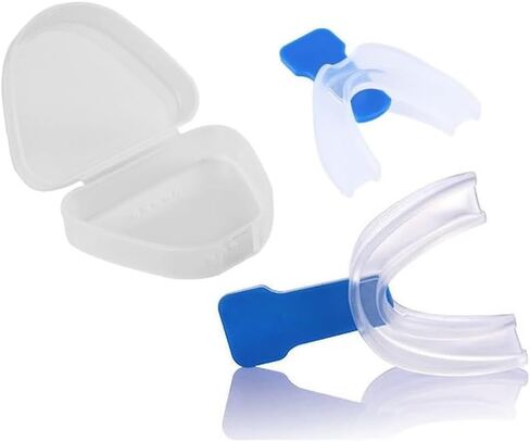 واقي الفم الكامل من Boil & Bite مزدوج الجانب، واقي لثة الملاكمة، واقي أسنان رياضي مع حافظة in Kuwait