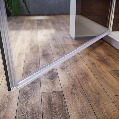 5 PCS Frameless Shower Door Bottom Seal for 3/8 Inch Glass - 5 x 15.75 Inches, Frameless Glass Door Seal Strip, 5 Sections Segmented Shower Installation Kit in Kuwait