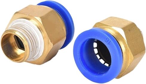 PC Pneumatic Connector External Thread Straight-through Quick Plugs-in PC8-02/10-03 Gas Pipe 1Pcs(PC16-06) in Saudi Arabia