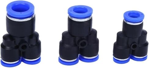 Pneumatic Connector PW Y-type Reducing Tee Quick Air Pipe Plugs PW8-6 10-8 12-10 1Pcs(PW16-14) in Saudi Arabia
