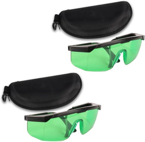 قطعتان من نظارات تعزيز الليزر الأخضر، نظارات تعزيز الرؤية لمستوى الليزر in Kuwait