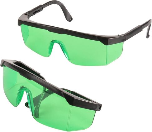 قطعتان من نظارات تعزيز الليزر الأخضر، نظارات تعزيز الرؤية لمستوى الليزر in Kuwait