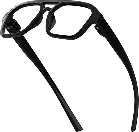 Eyekepper 6 Pack Pilot Blue Light Blocking Reading Glasses Metalless Screwless Spring Hinges Computer Readers Men Women +1.25 in Saudi Arabia