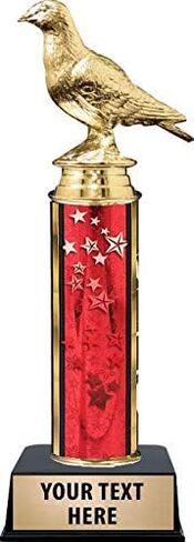 جوائز التاج، جوائز طائر الحمام، جائزة النجوم الحمراء لطائر الحمام مع نقش رئيسي مخصص in Kuwait