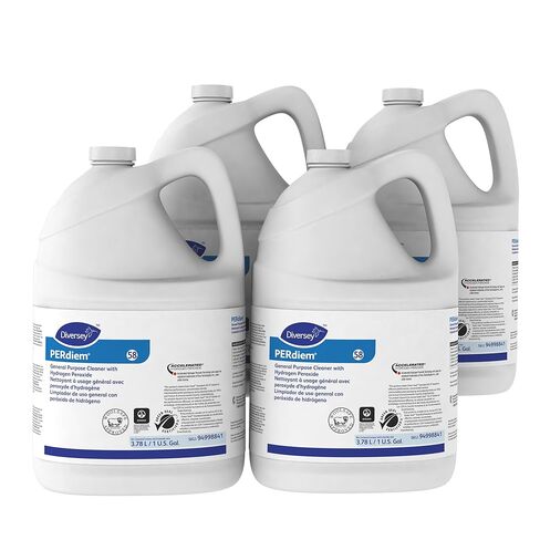 Diversey 94998841 PERdiem General Purpose Cleaner with Hydrogen Peroxide, for Floors, Bathrooms & Hard Surfaces, Liquid Concentrate, 1-Gallon in Saudi Arabia