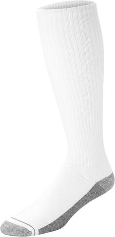 Hanes Men's Crew Socks Pack, 6-pair Pack, Max Cushion Moisture-wicking Stay Dry Athletic Over-the-calf Socks for Men in Saudi Arabia
