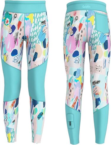 سراويل GoldFin Kids Wetsuit، الأولاد والبنات 2 مم بدلات مبللة من النيوبرين بنطلون يحافظ على الدفء في الماء البارد وركوب الأمواج والسباحة والغطس والتجديف in Saudi Arabia