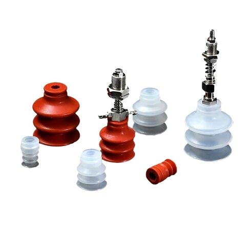 1pcs Type Pneumatic Vacuum Suction Cup Silicone Red Nozzle SR-20 Three Layers Injection Molding Machine Manipulator Sucker(SR15-3Red) in Saudi Arabia