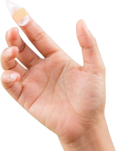 Guzheng Practice Nail Picks أغطية أصابع كريستالية واقية لأظافر وهمية بيضاء كبيرة للعب Guzheng وحماية أطراف الأصابع in Kuwait