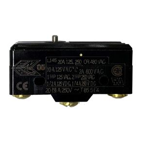 SSC Controls Electrical Switch, 20 Amp @ 125/250 VAC, SPDT, Pin Plunger, for G-Series Foot Switches, Replaces 534-SS, 7000625, Honeywell BA-2R-A2 or BA-2R62-A4, JLG Switch, SSC 11416 in Kuwait