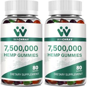 صمغ القنب لتخفيف آلام القلق أثناء النوم وتخفيف الالتهابات قابل للمضغ عالي الفعالية ممتاز فائق القوة عضوي 100% من القنب الطبيعي غائر منخفض السكر للبالغين 2 عبوة in Kuwait