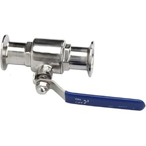 1PCS 1P 3/4" 1" 1-1/2" 2" 304 Stainless Steel Sanitary Grade Two-Way Ball Valve Three-clamp 50.5mm/64mm Ferrule Type(19mm x Ferrule 50.5) in Kuwait