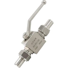 3/4" High Pressure Welded Sleeve Ball Valve 304 Stainless Steel Three-Piece Welded Ball Valve in Kuwait