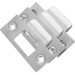 VILLCASE 3pcs Stainless Steel Door Strike Plates Door Deadbolt Reinforcement Kit for Enhanced Security and Resistant Repair for Residential and Commercial Use in Saudi Arabia