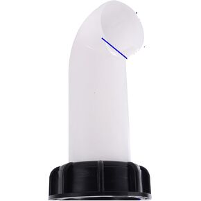 Water Tank Drainage Diversion Tube 45mm 43mm Drain Spout IBC Tank Valve Accessories Garden Irrigation Hose Barrel Tap Fittings(43mm spout) in Kuwait