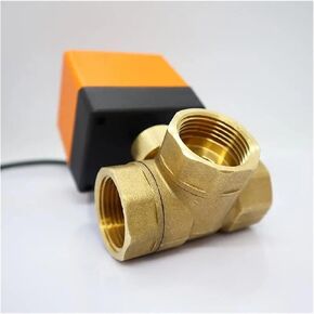 1PCS DN32 Three-Way Valve AC220V DC12V DC24V Ball Valve 1-1/4 inch Ball Valve(24VDC) in Kuwait