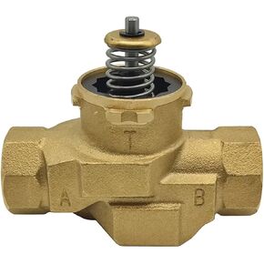 1PCS Two-Way/Three-Way Valve Body Brass VC6013 Three-Wire two-control/VC4013 Three-Wire one-Control 220VAC(1",3-Way) in Kuwait