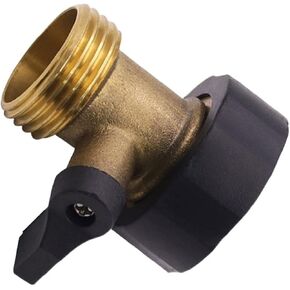 Garden Brass Straight-Through Ball Valve European 3/4 Inlet and Outlet Threaded Water Pipe Joints in Kuwait