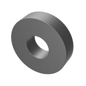 Steel Spacer 1" OD x 3/8" ID, Round Spacer Unthreaded Standoff Bushing Plain Finish, Fits Screws, Bolts 3/8" or M10, Metal Spacers Online (1-1/4" Length, 2 Pack) in Saudi Arabia