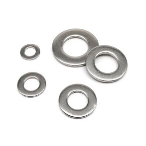 Flat Washer Plain Gasket Ring Spacer A2-70 304 Stainless Steel M2 M2.5 M3 M4 M5 M6 M8 M10 M12 M16(20pcs M10) in Kuwait